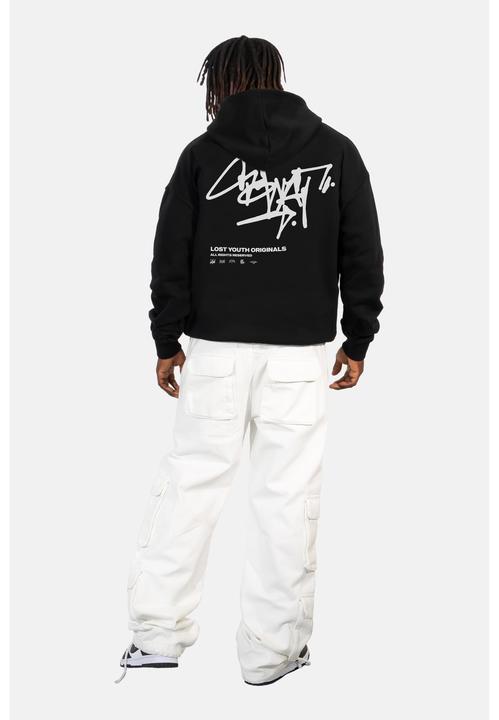 Immagine prodotto Lost Youth FELPA CON CAPPUCCIO "GRAFFITI" - 21655 (5XL)