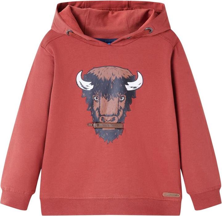 Immagine prodotto VidaXL Maglia con cappuccio per bambini rosso scuro 116,Materiale: 95 (116)
