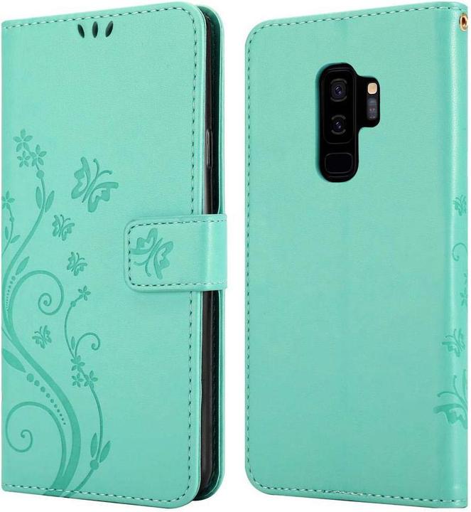 Actual product image Cadorabo Flower Book Cover (Samsung Galaxy S9+)