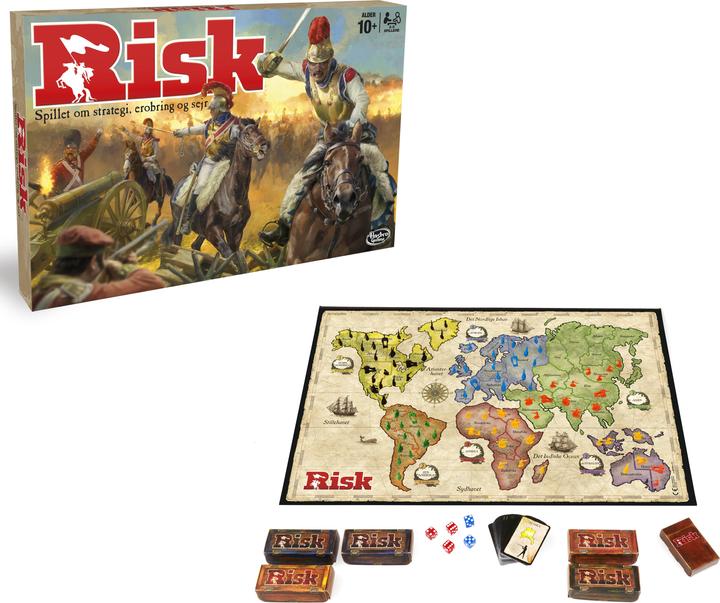 Actual product image Hasbro Gaming Risk (Danish)
