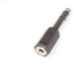 Image du produit E+P GS 33 6.35mm stéréo (M) 3.5mm stéréo (F) Noir Adaptateur/interface de câble