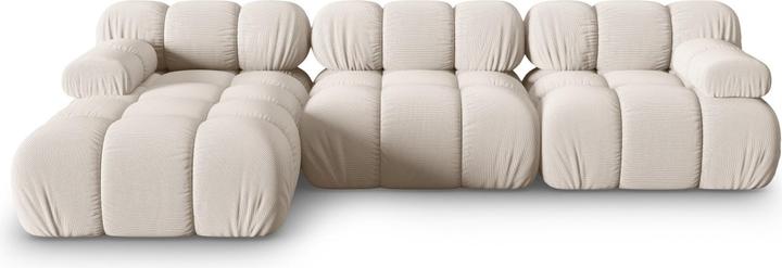 Image du produit Micadoni Canapé D'Angle Gauche Modulaire, "Bellis", 4 Places, 282x155x70Fabriqué en Europe (Canapé d'angle)