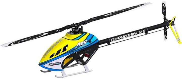 OMP Hobby Helikopter M5 Solar-Yellow Bausatz und Rotorblätter