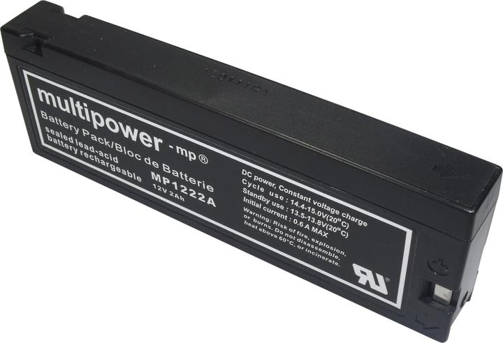 Actual product image XCell Lead gel battery suitable for Laerdal defibrillator HeartStart XL, XLT (2000 mAh)