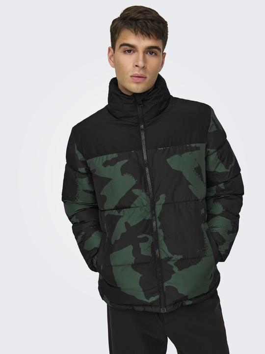 Actual product image Only & Sons Stand-up collar Elasticated cuffs Jacket Down jacket (L)