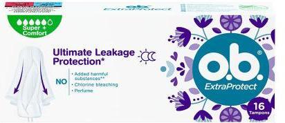 o.b. Extra Protect Super Plus tampons - Variant: 16 ks (16 x, Normal)