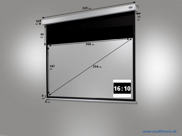 Immagine prodotto Celexon Electric Professional Plus formato Business - schermo - montaggio a soffitto possibile, g (139.37", 16:10)