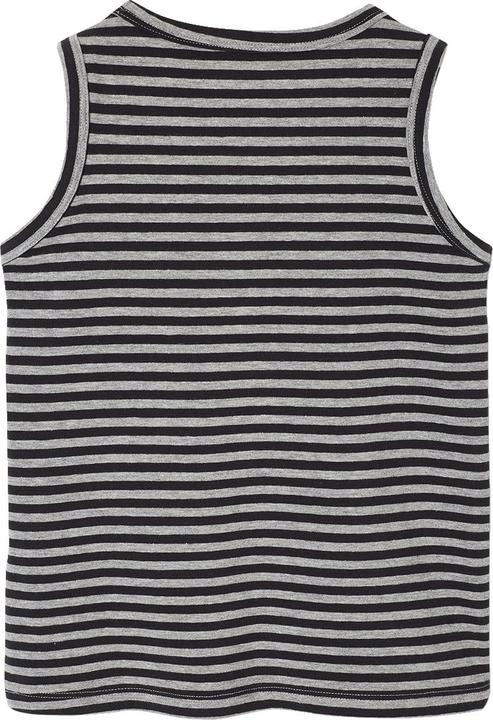 Actual product image Vertbaudet Bio-Kollektion: 3er-Pack Jungen Trägershirts mit Ringelmuster (158)
