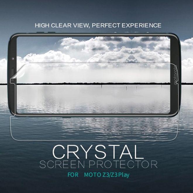 Actual product image Nillkin Super Clear Series Protective Film (1 Piece, Motorola Moto Z3 Play)