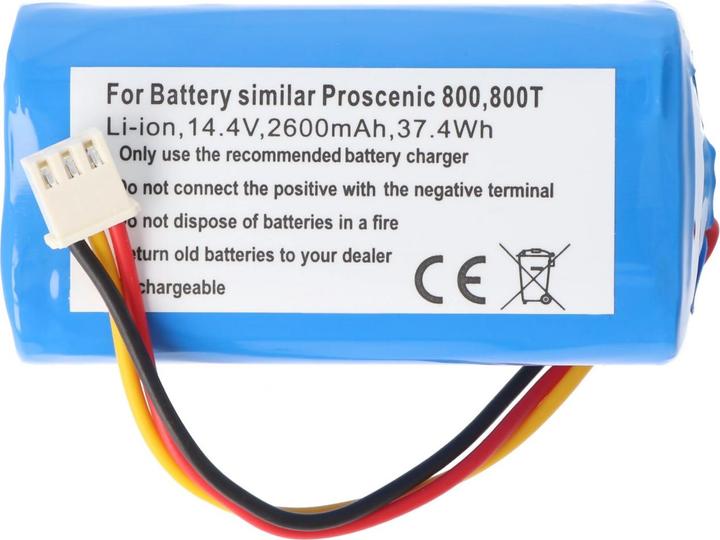 Image du produit AccuCell Batterie Proscenic 800T Batterie Li-ion 820T, 830T, 820S