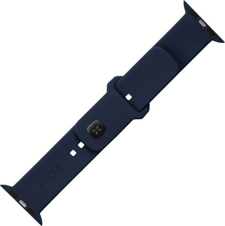 Productafbeelding Fixed Siliconen bandje voor Apple Watch 42/44/45 mm, blauw