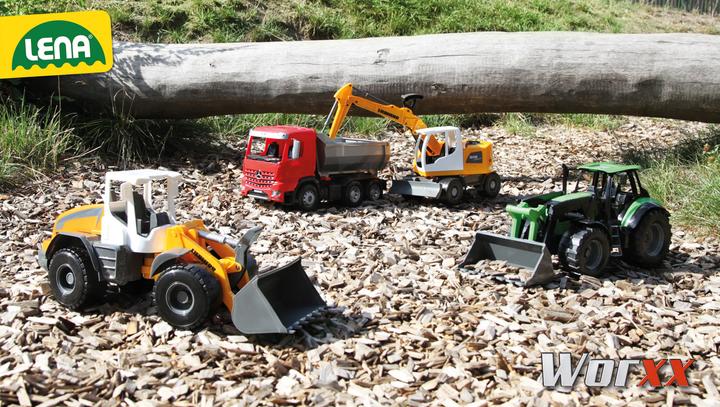 Immagine prodotto Lena Dumper articolato Volvo A25G in una cassa Worxx