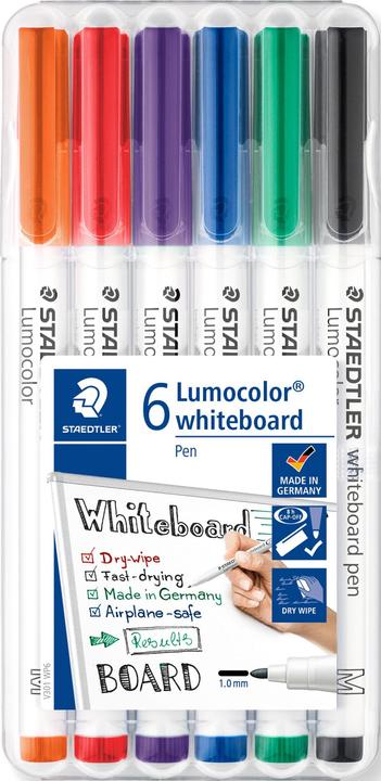 Staedtler Lumocolor (farbsortiert, 1 mm, 6 x)