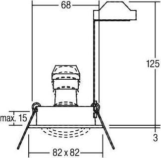Produktbild Brumberg Einbaudownlight (GU10)