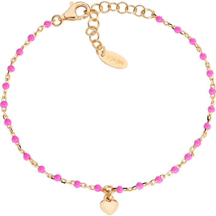 Fuchsia, Yellow gold plated