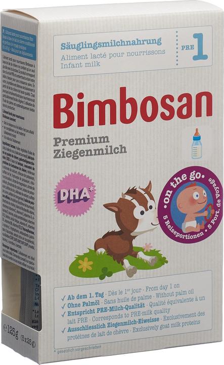 Produktbild Bimbosan Ziegenmilch 1 (125 g, ab Geburt)