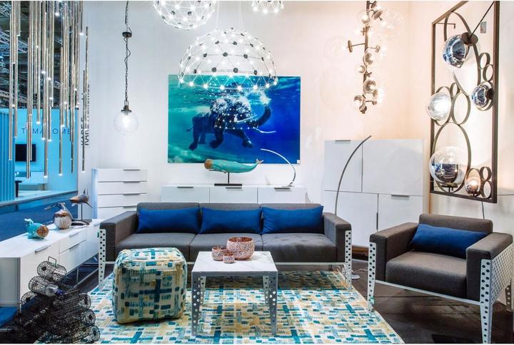 Produktbild Kare Design Bild Glas Swimming Elephant 180x120cm (120 x 180 cm)