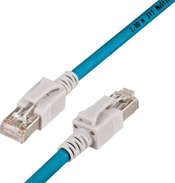 Immagine prodotto Wirewin Cavo patch Cat.6A LED 5m blu (S/FTP, CAT6a, 5 m)