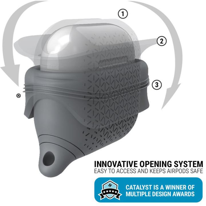 Produktbild Catalyst Vibe Case Apple Airpods (3rd Gen.) - Battleship Gray (Kopfhörer Tasche)