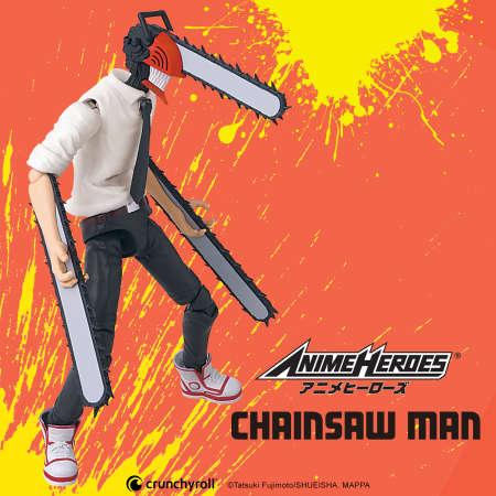 Immagine prodotto Bandai CHAINSAW MAN - Uomo motosega - Figurina Anime Heroes 17cm