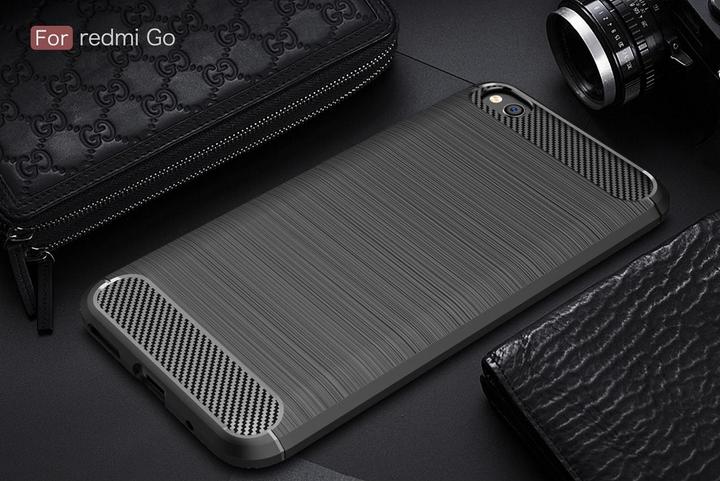 Actual product image Screenguard Xiaomi Redmi Go Cover Carbon Brushed Soft TPU (Xiaomi Redmi Go)