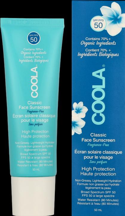 Immagine prodotto Coola Suncare Classic Lotion Fragrance Free (Crema solare viso, SPF 50, 50 ml, 50 g)
