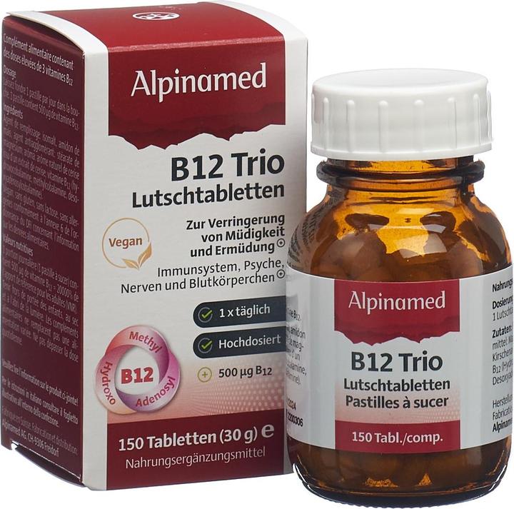 Image du produit Alpinamed B12 trio cpr (150 pièce(s), Cachets, 115 g)