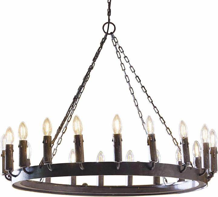 Image du produit Loberon Lustre Mahéru noir antique (E14)
