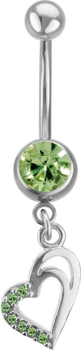 Immagine prodotto Bijouteria Piercing ventre (Ottone rodiato in ottone rodiato, Acciaio chirurgico 316L, Vetro (di orologio))
