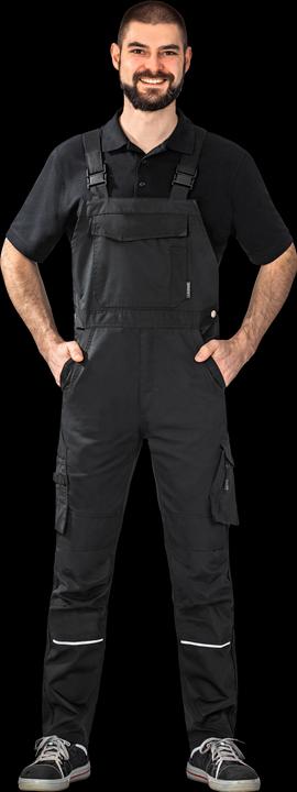 Produktbild Planam Norit Herren Latzhose schwarz Grösse 56 (56)