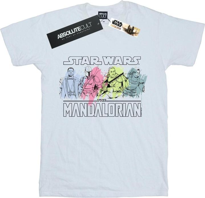 Star Wars The Mandalorian Character Pose TShirt (4XL)