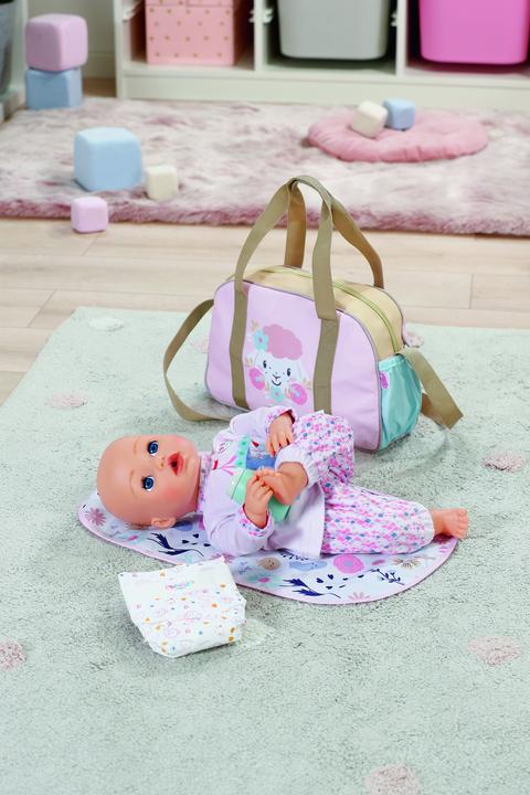 Actual product image Zapf Creation BABY born Wickeltasche Blumen