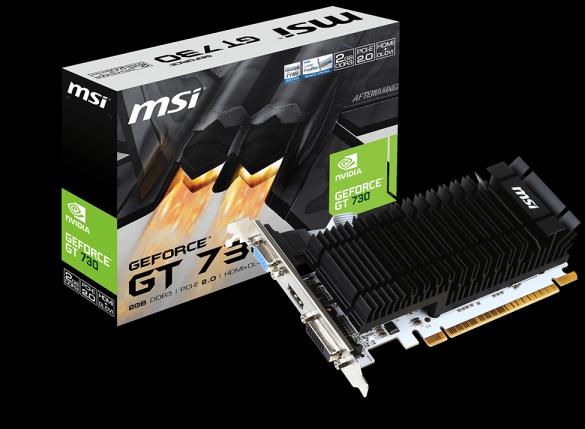Produktbild MSI GeForce GT 730 2GD3H (2 GB)