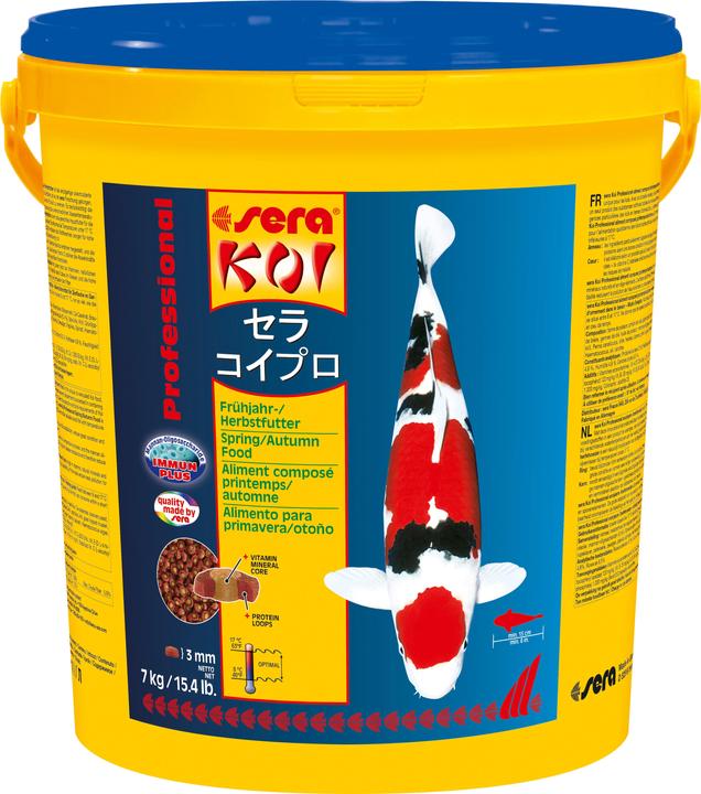 Produktbild Sera Koi Professional Frühjahr-/Herbstfutter 7 kg (Koi, 21000 ml)