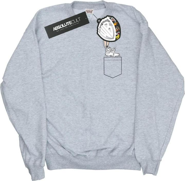Produktbild Looney Tunes Bugs Bunny Faux Pocket Sweatshirt (S)