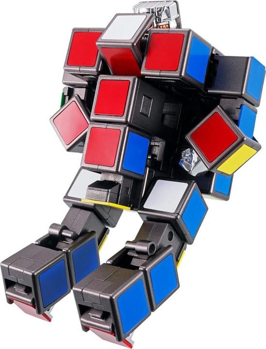 Actual product image Bandai Rubik's Cube Soul of Chogokin diecast action figure Rubik's Cube Robo 15 cm