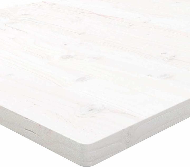 Produktbild VidaXL Schreibtischplatte Weiss 110x55x2,5 cm Massivholz Kiefer (110 x 55 x 2.5 cm)