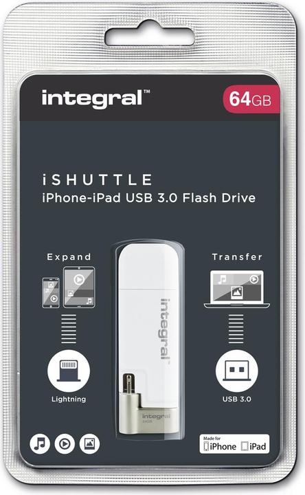 Produktbild Integrated iShuttle, 64 GB (43187-uniw) (64 GB, USB 3.2 Gen 2)