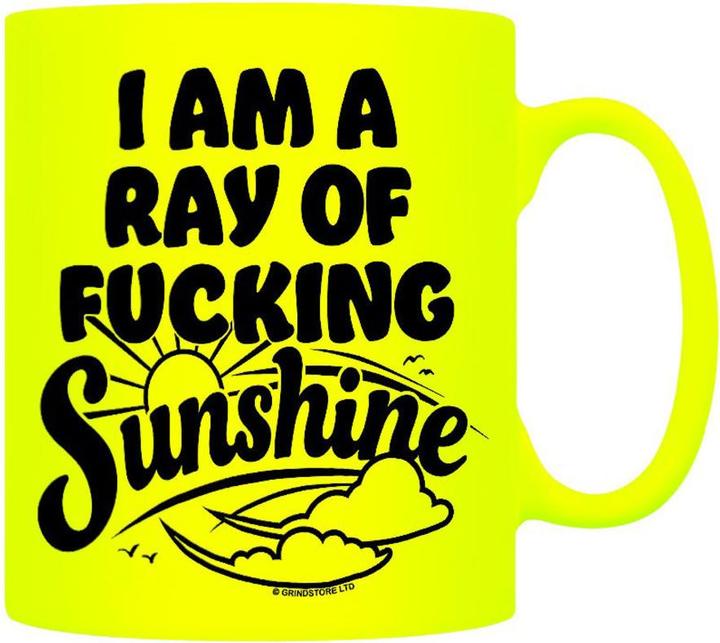 Produktbild Grindstore Kaffeebecher I Am A Ray of Fucking Sunshine Neon (1 x)