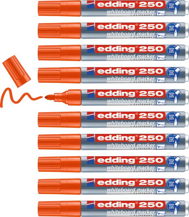 Actual product image Edding 250 (Orange, 3 mm, 1 x)