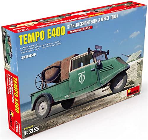 Produktbild 1:35 Tempo E400 Stahlblechpritsche 3-Rad
