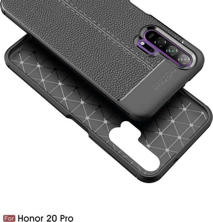 Produktbild Screenguard Honor 20 Pro Hülle Leather Design TPU Cover (Honor 20 Pro)