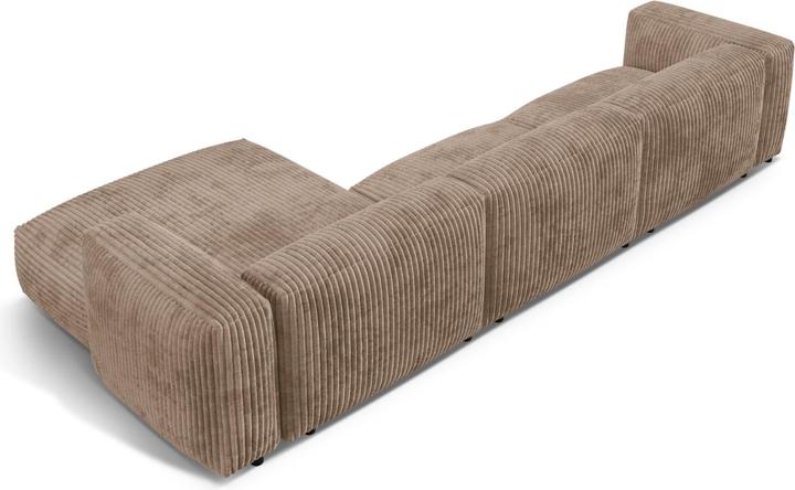 Image du produit Micadoni Canapé D'Angle Droit Modulaire, "Martina", 3 Places, 332x176x75 Fabriqué en Europe (Canapé d'angle)