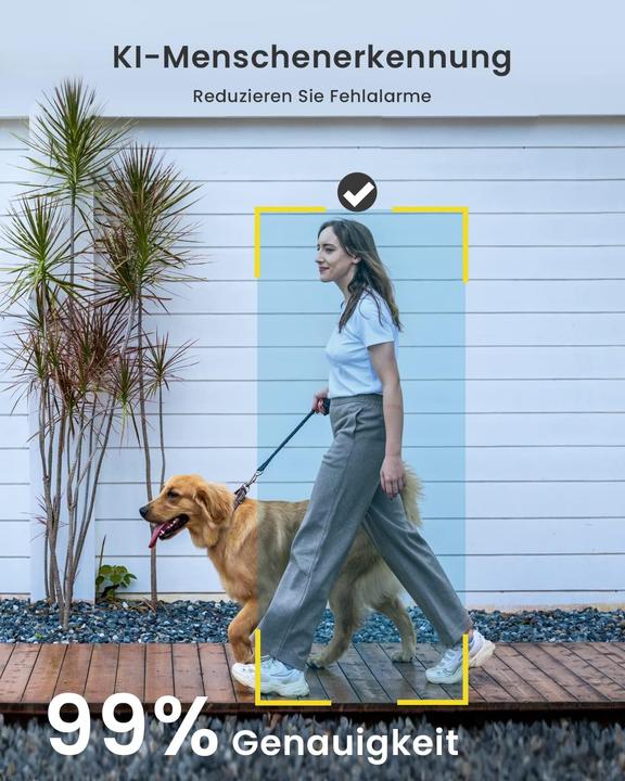 Immagine prodotto IeGeek 2er Set Solar-Überwachungskamera