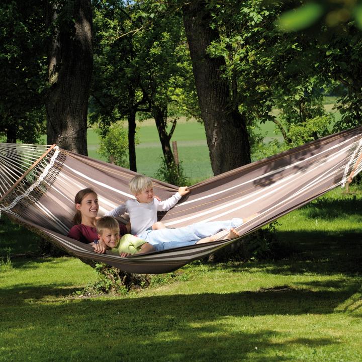 Actual product image Amazonas Palacio Café Family hammock, 240x160 cm, 200 kg (200 kg)