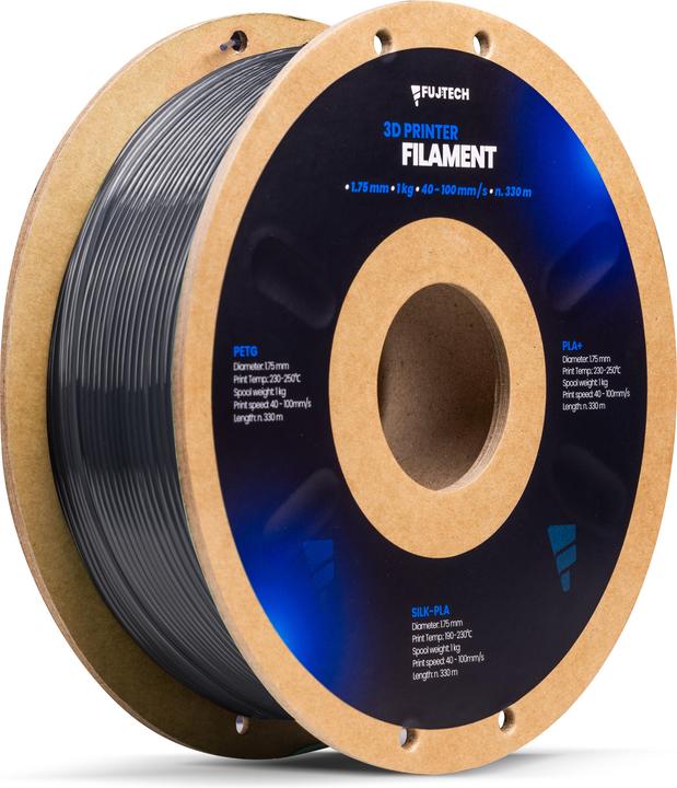 Produktbild Fuj Tek PETG 3D printer filament, 1.75 mm, gray (PETG, 1.75 mm, 1460 g, Grau)