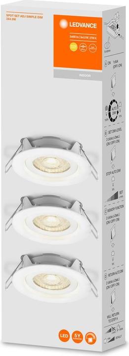 Produktbild Ledvance Led Spot Set Recess Simple (400 lm)