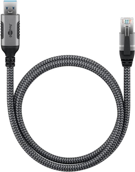 Produktbild Goobay Ethernet-Kabel USB-A auf RJ45, 1,5 m (USB 3.0, RJ45, RJ45 (1x))