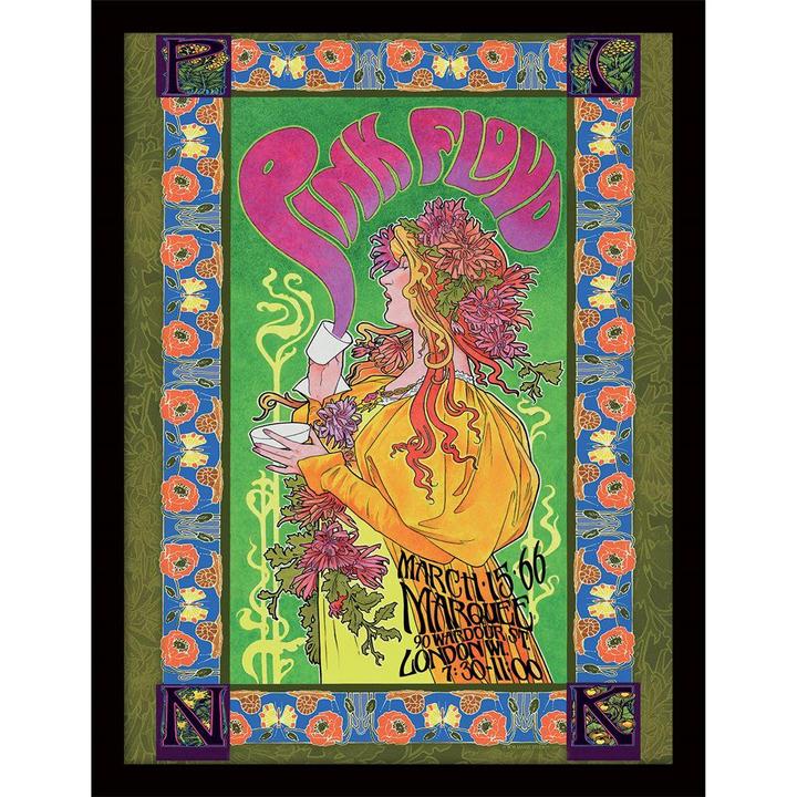 Produktbild Pink Floyd Gerahmtes Poster '66 (40 x 30 cm)