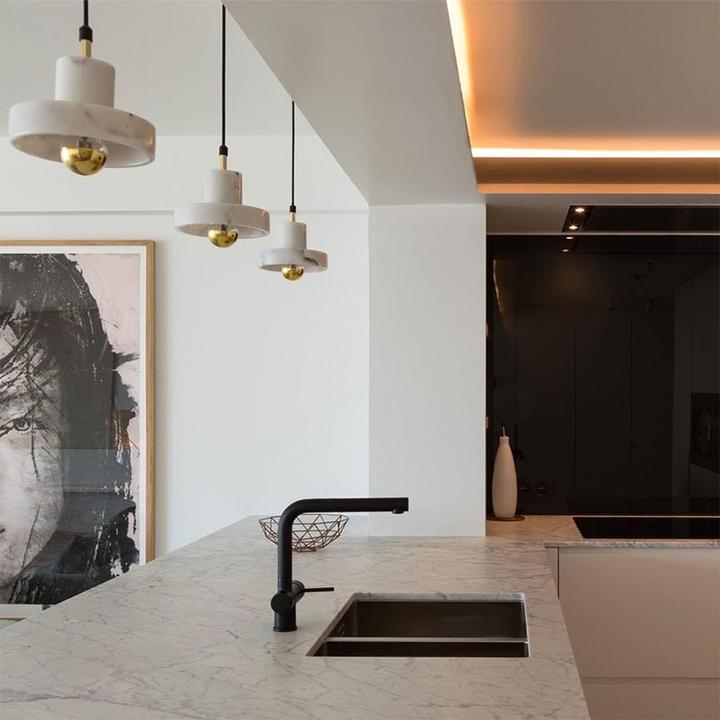Immagine prodotto Tom Dixon Lampada a sospensione Stone bianco/oro (360 lm)